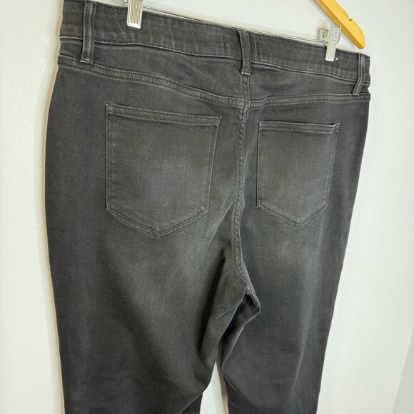 LULAROE Magic Waist Stretch Black Jeans High Rise Style L-161367 Size 36 - Picture 6 of 12